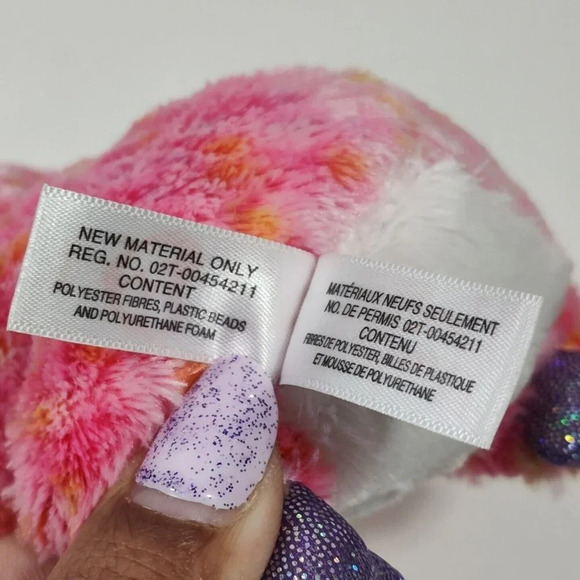 Ty Beanie Boos Kacey Koala Bear Plush 2015 Stuffed Animal Toy Pink Glitter Eyes - Picture 4 of 5